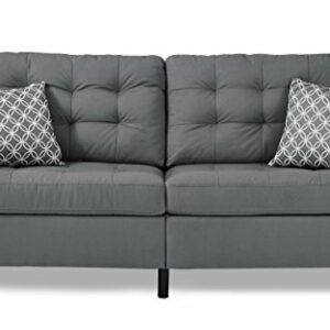 Homelegance Sinclair 72" Fabric Sofa, Gray