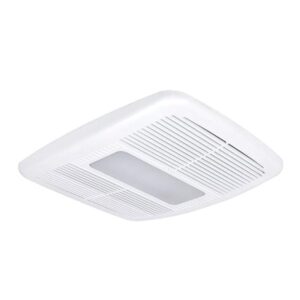 breez Delta Electronics RAD80LED BreezRadiance 80 CFM Bathroom Exhaust Fan LED Dimmable Light with Heater