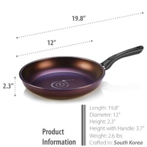 TECHEF - Art Pan Collection, 12-in Nonstick Frying Pan, Made in Korea (Frying Pan 12-in)