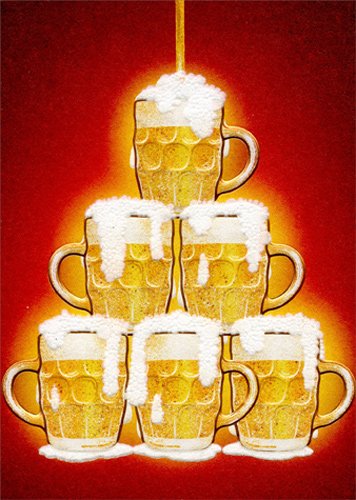 Fountain Of Beer - Avanti APress Funny Masculine Birthday Card