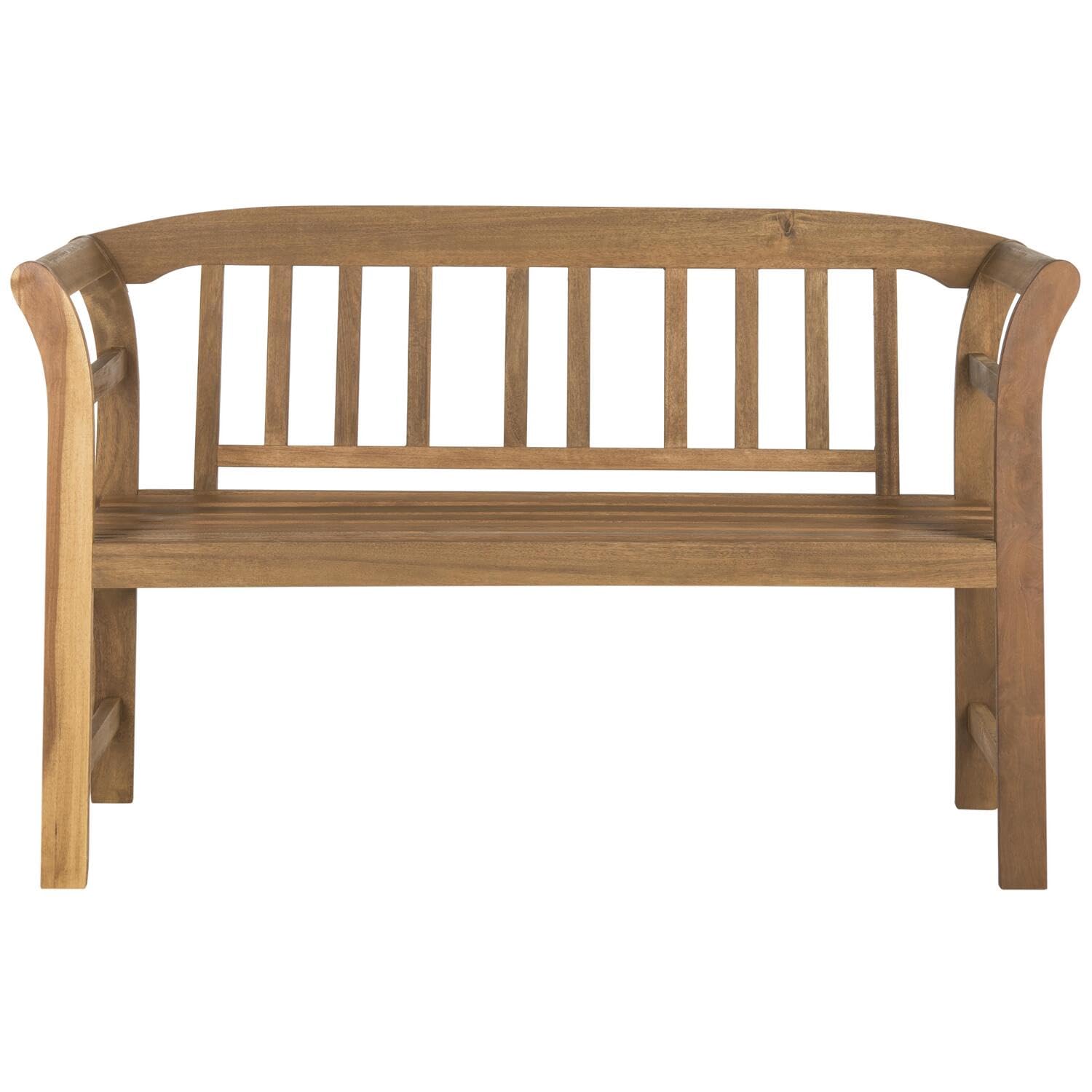 SAFAVIEH PAT6742A Outdoor Collection Porterville 2 Seat Bench