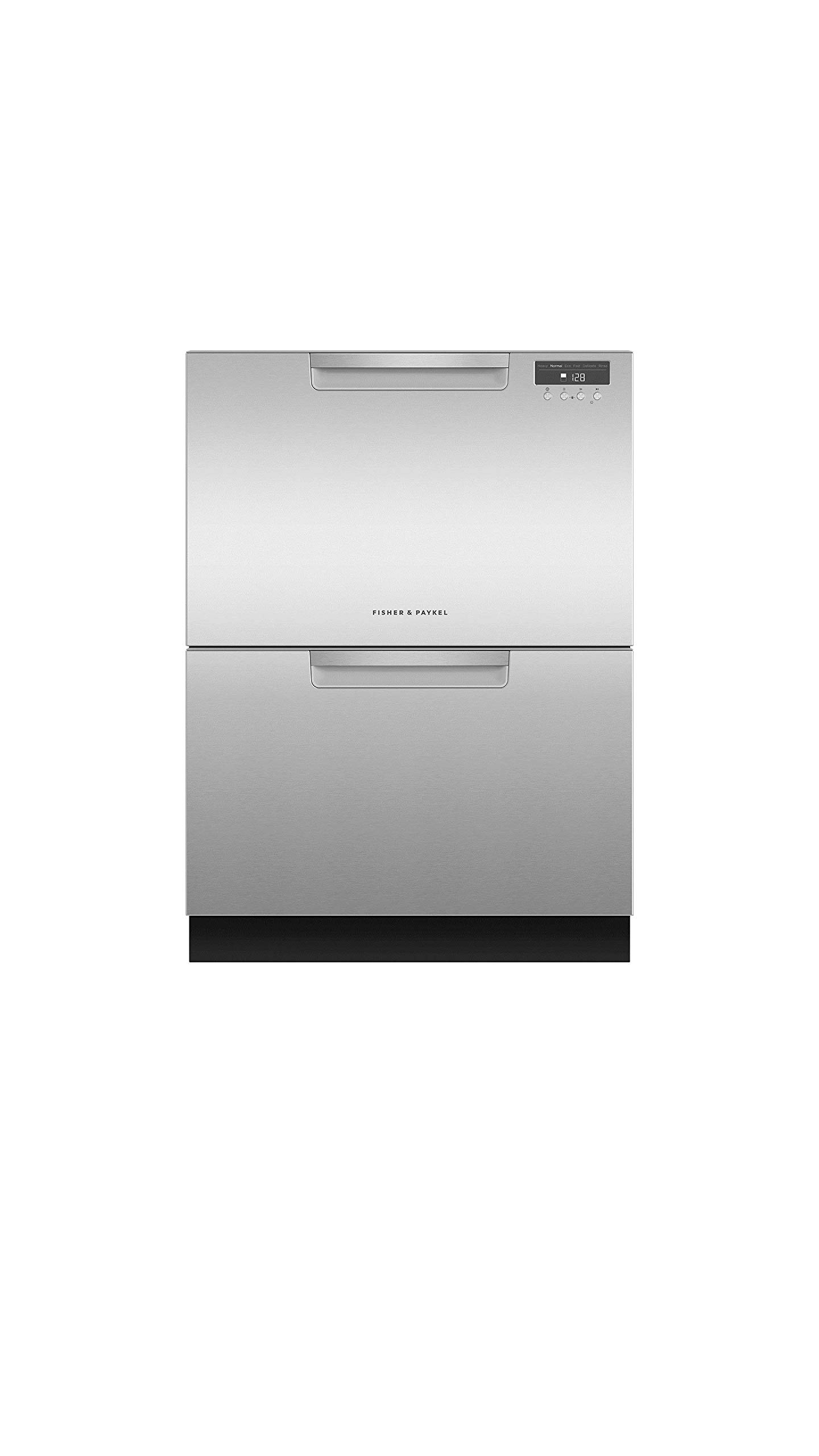 Fisher and Paykel Double DishDrawer Dishwasher, 14 Place Settings (EZKleen Stainless Steel)