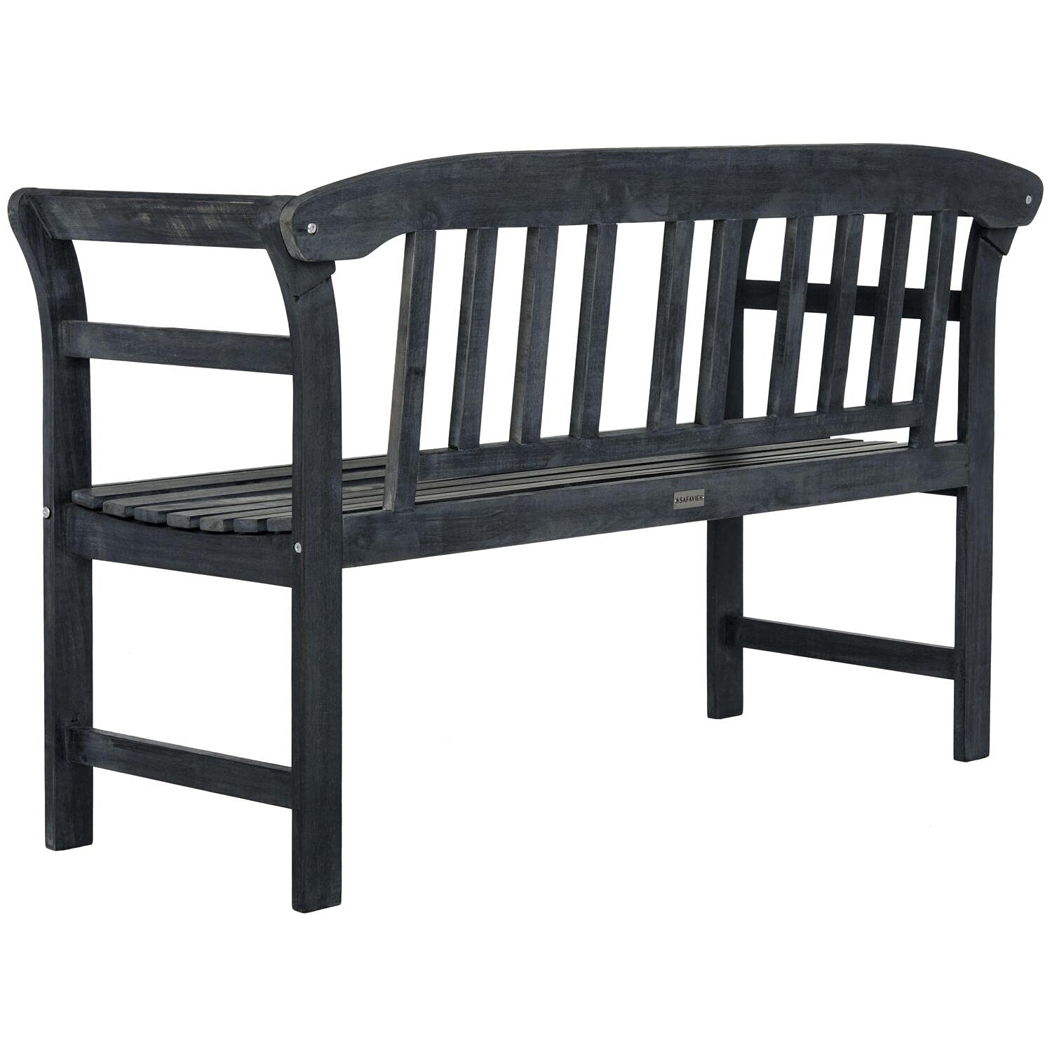 SAFAVIEH PAT6742A Outdoor Collection Porterville 2 Seat Bench