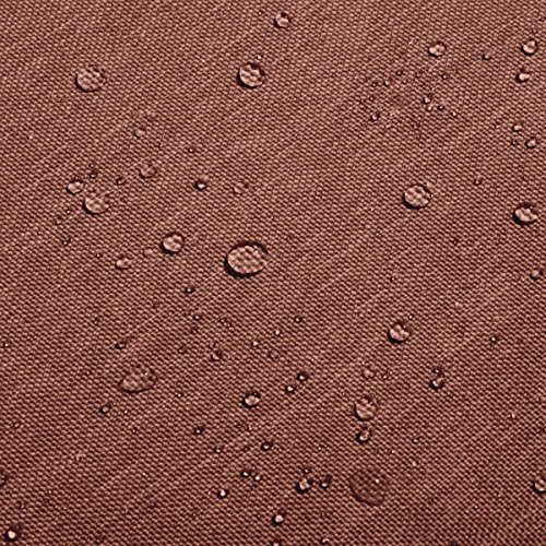 Classic Accessories Montlake Water-Resistant 72 x 21 x 3 Inch Outdoor Chaise Lounge Cushion Slip Cover, Patio Furniture Cushion Cover, Heather Henna Red, Patio Furniture Cushion Covers