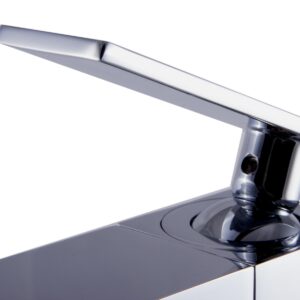 ALFI brand AB1598-PC Polished Chrome Single Hole Waterfall Bathroom Faucet