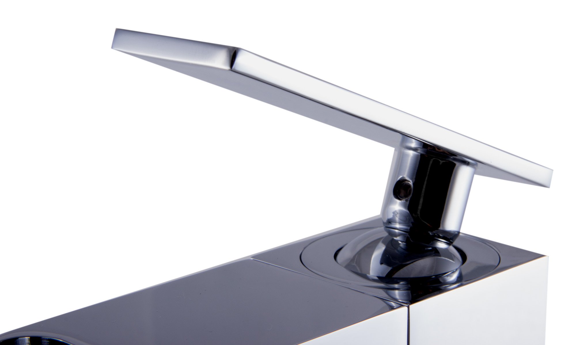 ALFI brand AB1598-PC Polished Chrome Single Hole Waterfall Bathroom Faucet