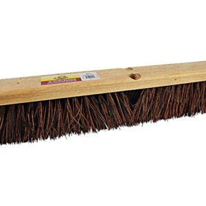 Janico Bristles Outdoor Surface Push Broom with Palmyra Bristles (36 Inch)