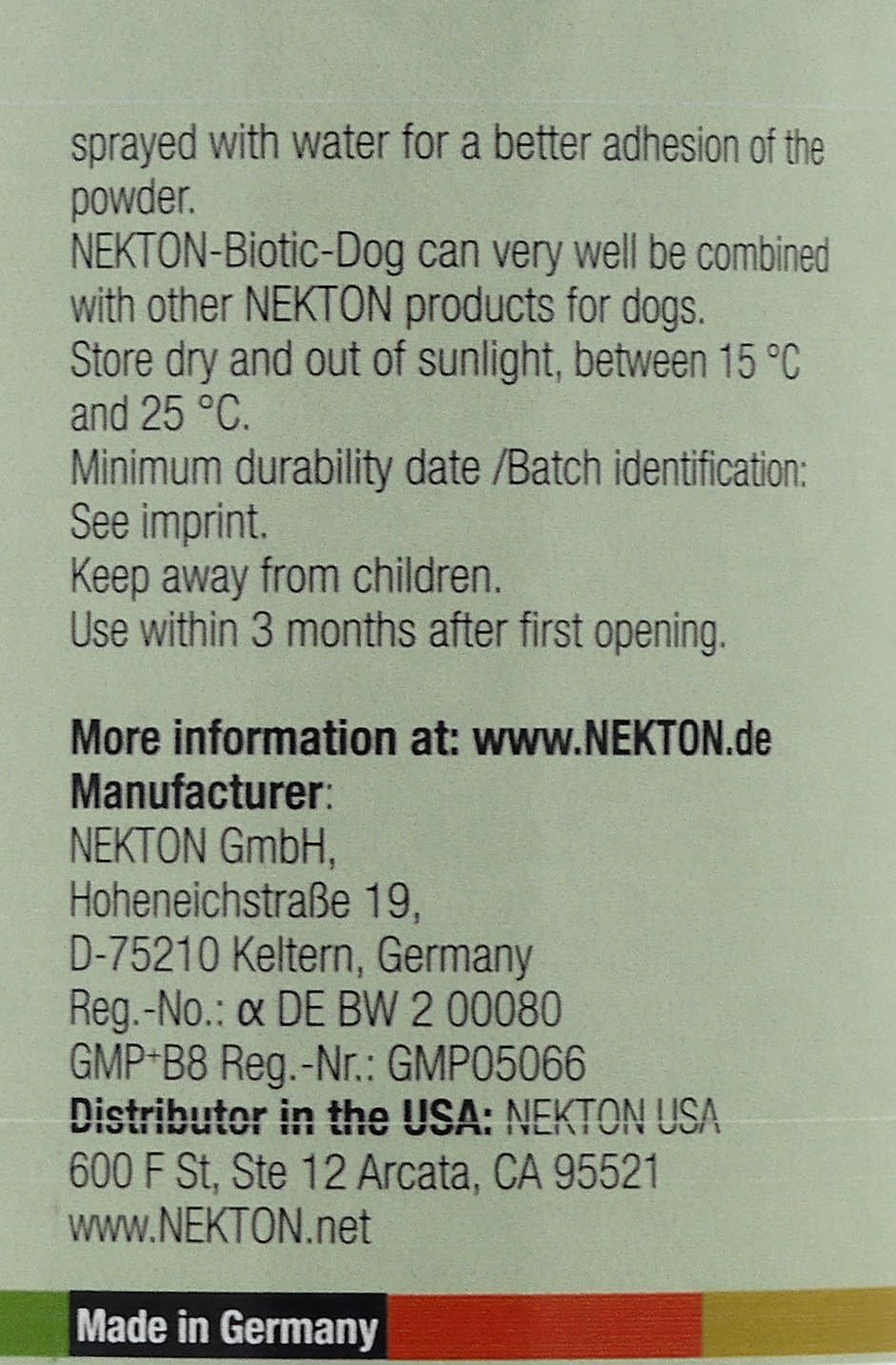 Nekton Biotic-Dog Probiotic Supplemnt for Dogs 200gm (7oz)