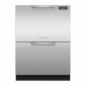 Fisher and Paykel Double DishDrawer Dishwasher, 14 Place Settings (EZKleen Stainless Steel)