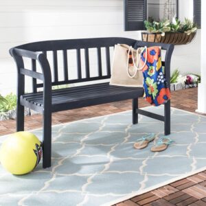 SAFAVIEH PAT6742A Outdoor Collection Porterville 2 Seat Bench