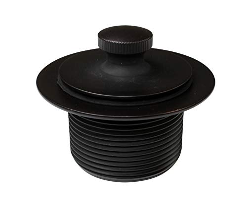 Westbrass Illusionary Overflow, Sch. 40 PVC Plumbers Pack with Lift and Turn Bath Drain, Oil Rubbed Bronze, D594PHRK-12