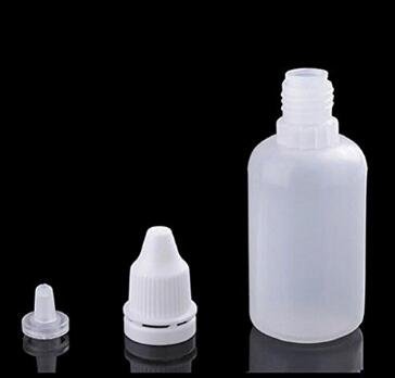 10Pcs 100ml Empty Refillable Portable Plastic Squeezable Dropper Bottle Cosmetic Makeup Packaging Essential Oil Container with Screw Lid and Plug (100 ml)