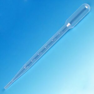 globe scientific 135238-100 transfer pipet, large bulb, graduated to 3 ml, sterile, 7.0 ml, 155 mm size, 2.5 mm height, 7.5 mm wide, 9.5 mm length, polyethylene (pe) (pack of 100)