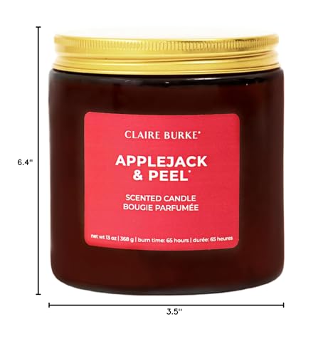 Claire Burke Apple Jack and Peel Fall Scented Candle, 13 oz