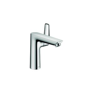 hansgrohe talis e modern premium easy clean 1-handle 1 7-inch tall bathroom sink faucet in chrome, 71754001