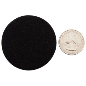 Playfully Ever After 2 Inch Black 58pc Stiff Felt Circles