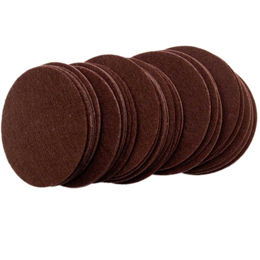 Playfully Ever After 3 Inch Brown 30pc Stiff Felt Circles