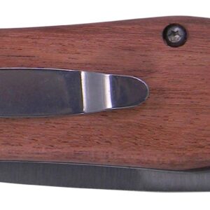 Best Uncle Ever Folding Stainless Steel Pocket Knife, (Wood Handle