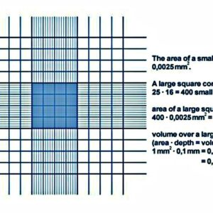 EFK-II Supply Improved Neubauer Hemocytometer Blood Count with Double Chamber Plus 2 Coverslips