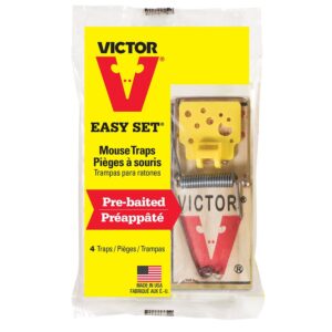 Victor Easy Set Mouse Trap 8 Pack - Includes The SJ Pest eBook