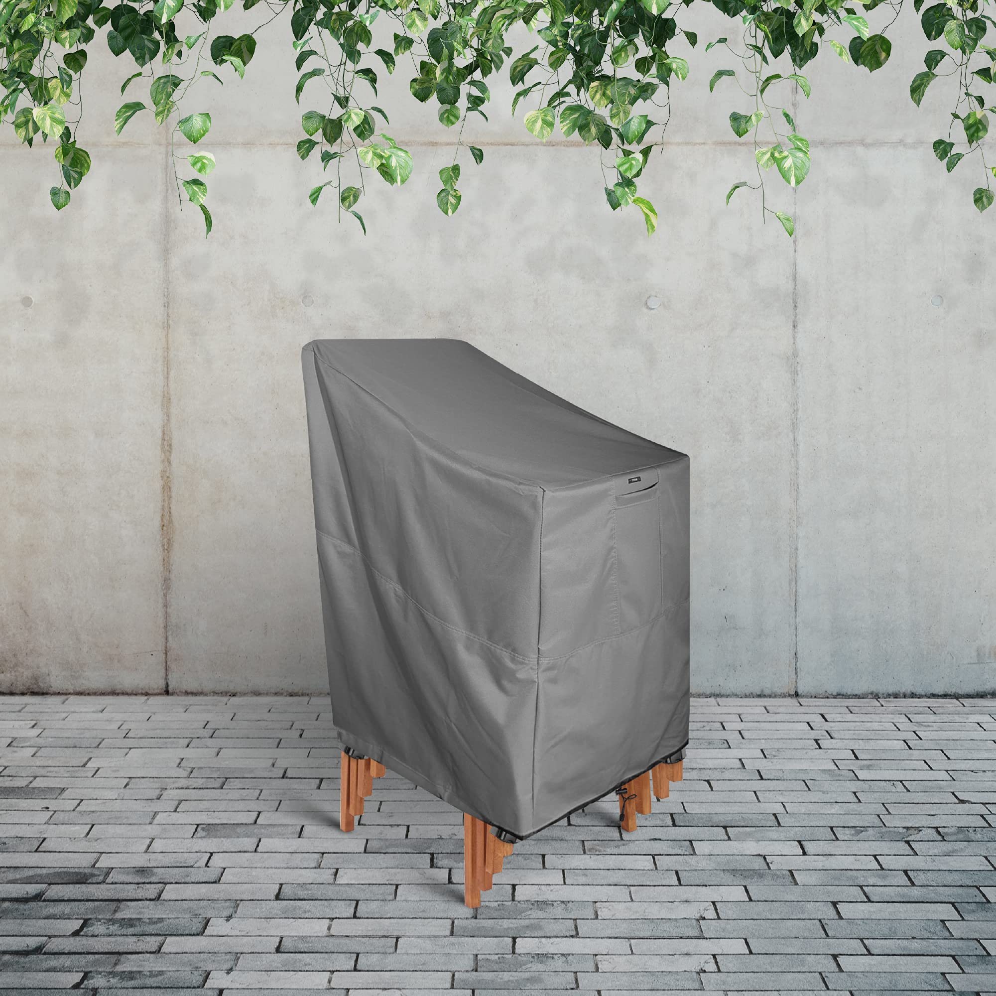 KHOMO GEAR Outdoor Stackable Stack Chair Cover, Grey