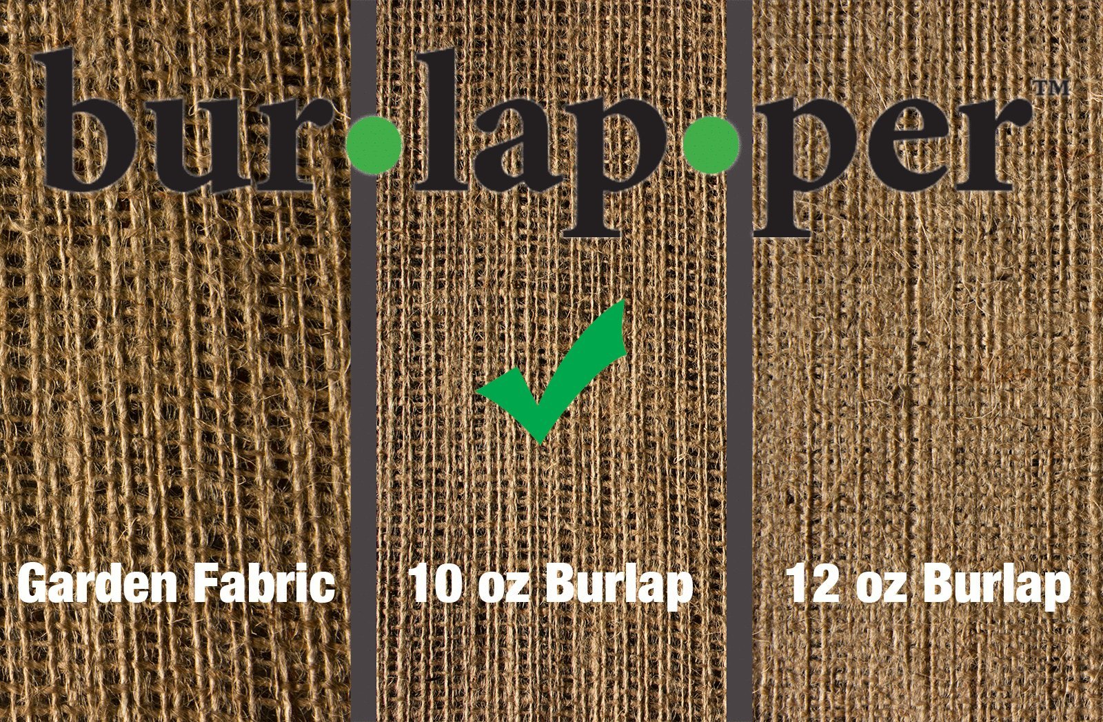 Burlapper Burlap Roll, 12" x 10 yd, Medium Weight 10 oz Jute Fabric for Table Runner, Banner, Placemats, Arts, Crafts, Sewing, Wedding, Baby Shower, Lawn and Garden; Natural Edges (Made in USA)