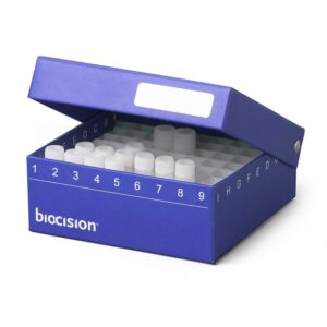 BioCision BCS-206MC TruCool Hinged CryoBox, 81-Place, Multi-Color (Pack of 5)