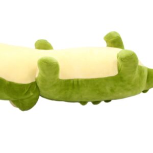 TAGLN Stuffed Animals Alligator Toys Pillows The Crocodile Plush Green 20 Inch