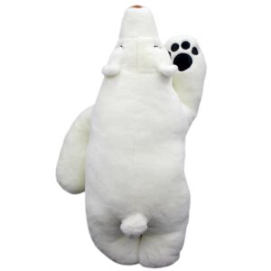 tagln stuffed animals polar bear plush toys pillow white 24 inch