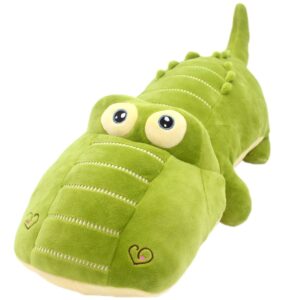 TAGLN Stuffed Animals Alligator Toys Pillows The Crocodile Plush Green 20 Inch