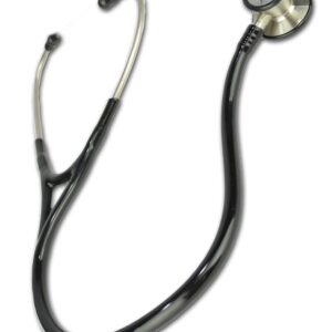 Lightning X Premium Cardiology Professional Dual Head Stainless Steel Stethoscope - Black