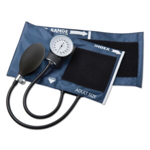 adc 775-11an aneroid sphygmomanometer, navy, adult