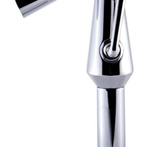 ALFI brand AB1792-PC Polished Chrome Single Hole Tall Cone Waterfall Bathroom Faucet, 1.38"L x 5"W x 11.25"H, Silver