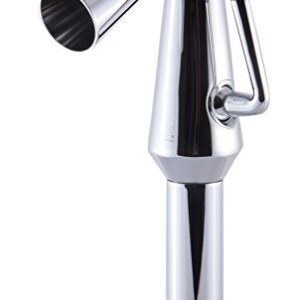 ALFI brand AB1792-PC Polished Chrome Single Hole Tall Cone Waterfall Bathroom Faucet, 1.38"L x 5"W x 11.25"H, Silver