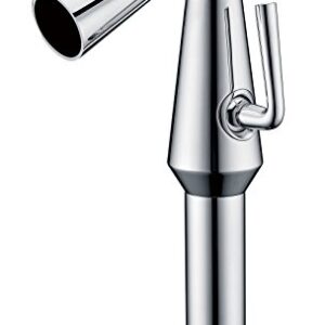 ALFI brand AB1792-PC Polished Chrome Single Hole Tall Cone Waterfall Bathroom Faucet, 1.38"L x 5"W x 11.25"H, Silver