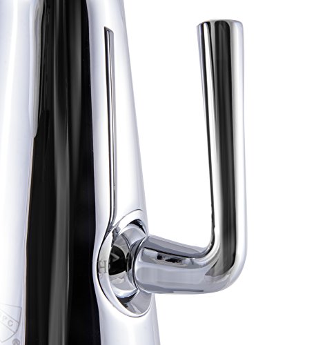 ALFI brand AB1792-PC Polished Chrome Single Hole Tall Cone Waterfall Bathroom Faucet, 1.38"L x 5"W x 11.25"H, Silver