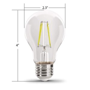 Feit Electric A19 (A19/TP/LED) Purple Filament LED 25W, A19 2.38" D x 4.44" H