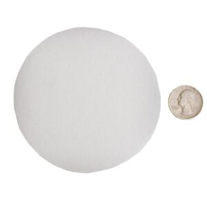 Playfully Ever After 4 Inch White 16pc Stiff Felt Circles