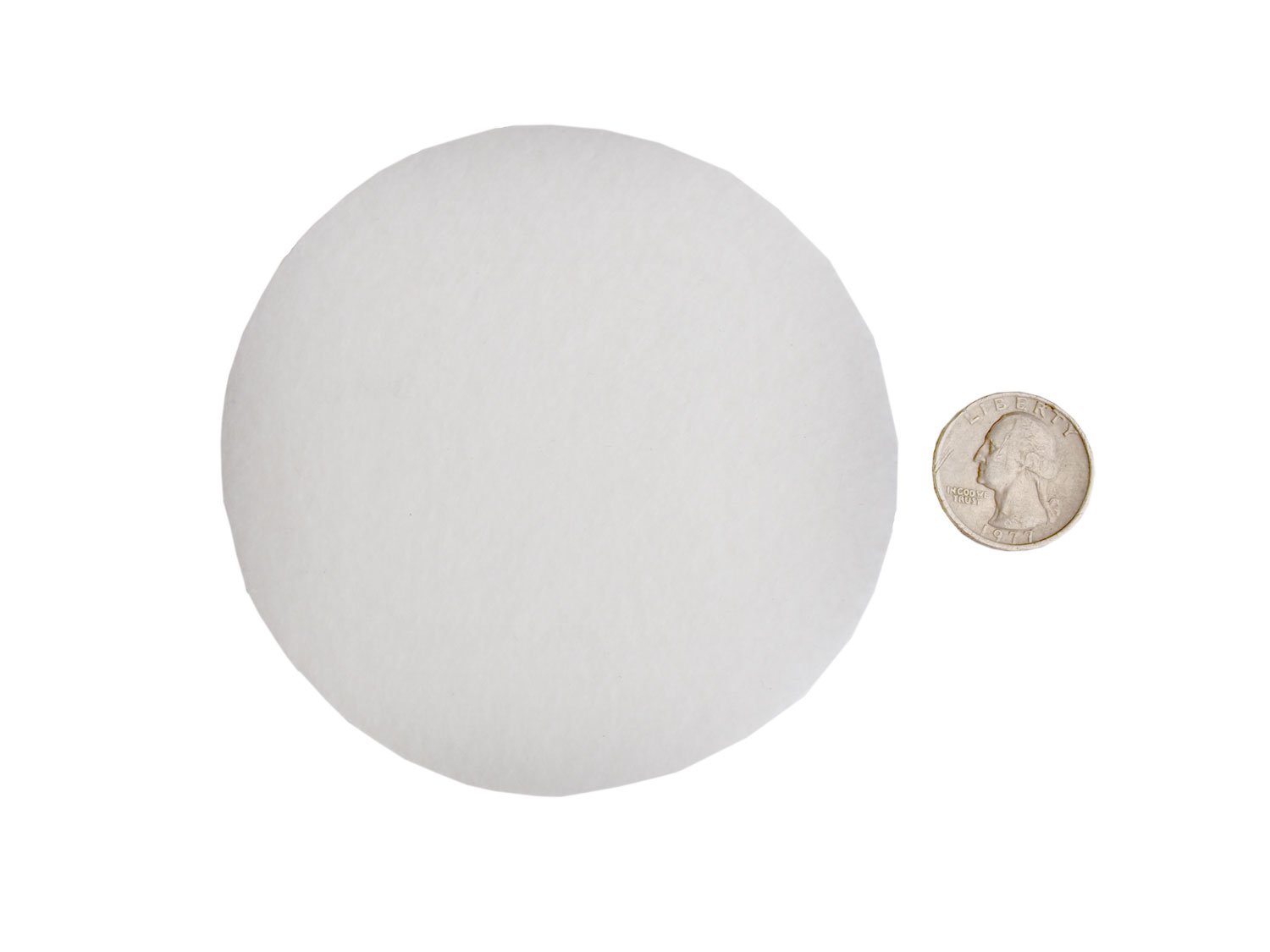 Playfully Ever After 4 Inch White 16pc Stiff Felt Circles