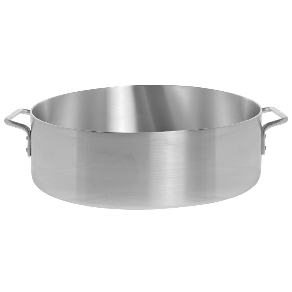 HUBERT Brazier Pan 24 Quart Aluminum - 17 3/10 Dia x 6 3/10 D