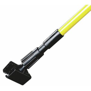 HUBERT Mop Handle for 5" W Mop Head Clincher Style Yellow Fiberglass - 54" L