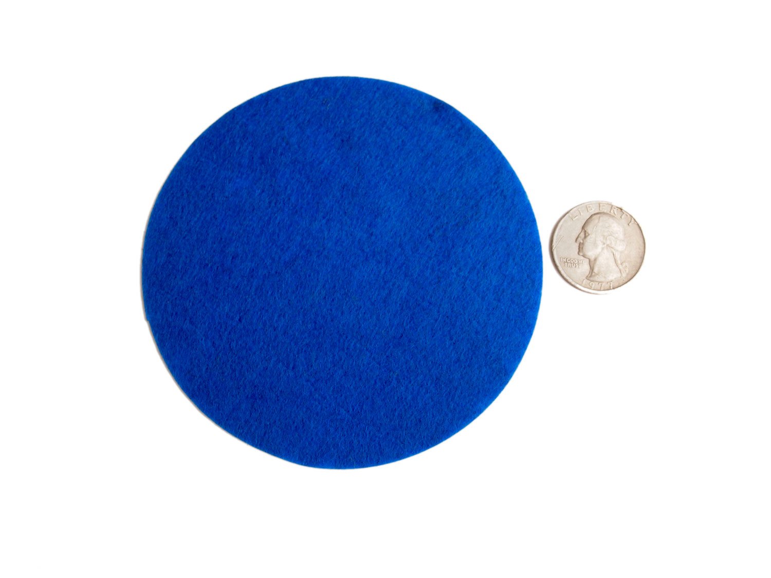 Playfully Ever After 4 Inch Blue 16pc Stiff Felt Circles