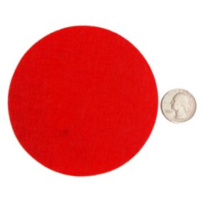 Playfully Ever After 4 Inch Red 16pc Stiff Felt Circles