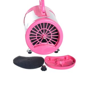 SHELANDY Groomer Partner Pet Hair Force Dryer Dog Grooming Blower with Heater (Pink)