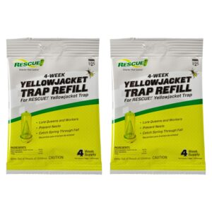 rescue! yellowjacket attractant – 4 week supply - 2 pack