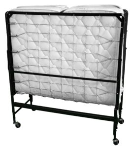 hollywood bed frames memory foam rollaway 39" mattress, twin, black