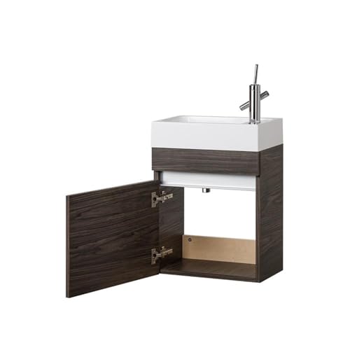 Cutler Kitchen and Bath Sangallo Space Saver Bathroom Vanity, 18 Inches