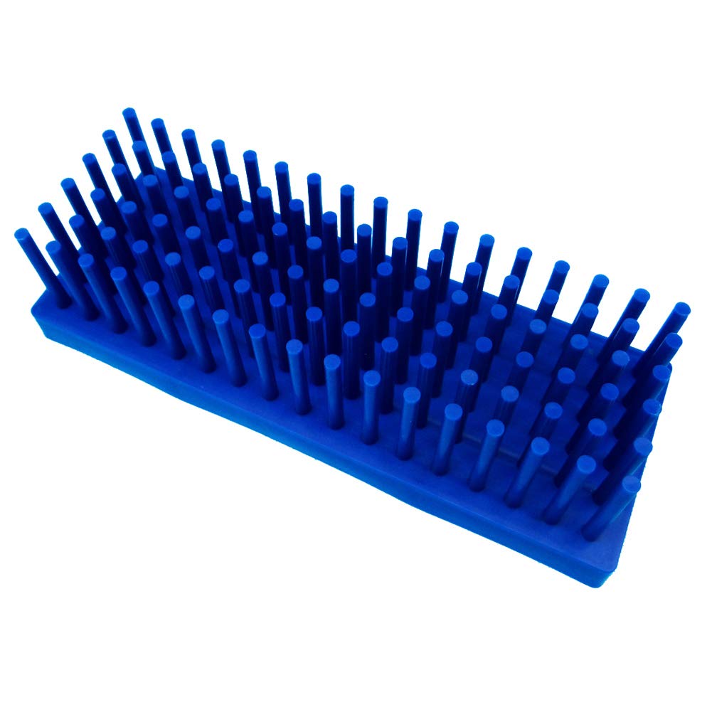 PUL FACTORY Plastic Test Tube Stand for Drying Test Tube (Blue, 102-Well)