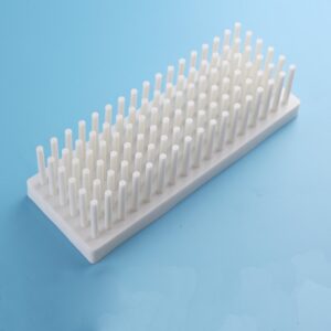 PUL FACTORY Plastic Test Tube Stand for Drying Test Tube 6x17 (White, 102-Well)