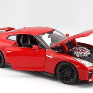 Bburago B18-21082 Nissan GT-R 2017" Diecast Model Kit, 1:24 Scale, Assorted Colors